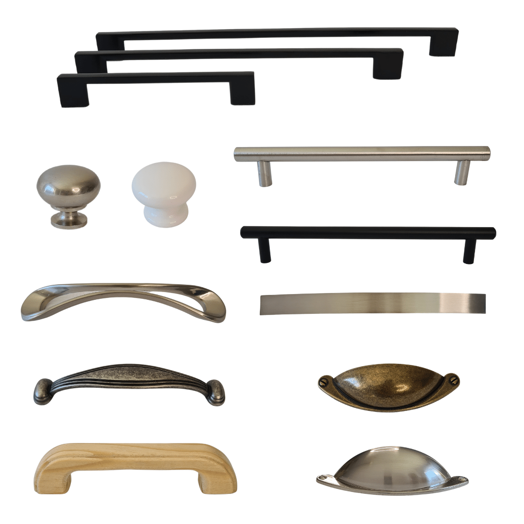 Range of cupboard handles
